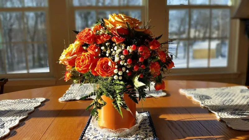 Flower-arranging
