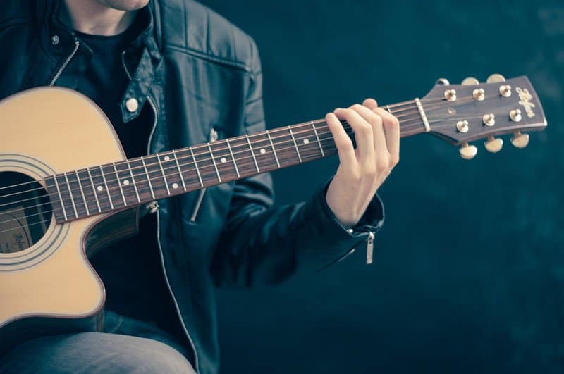 Playing-a-musical-instrument