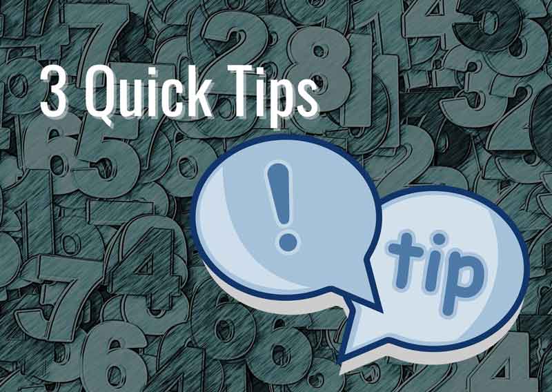 3-Quick-Tips