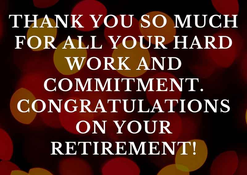 Retirement-Congratulations
