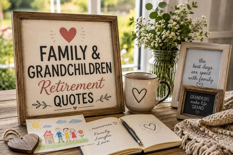 Family and Grandchildren Retirement Quotes