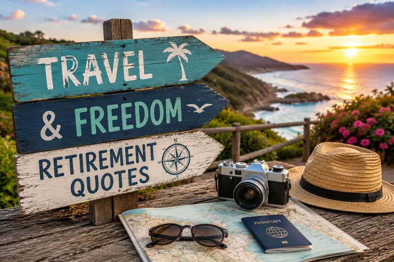 Travel and Freedom Retirement Quotes